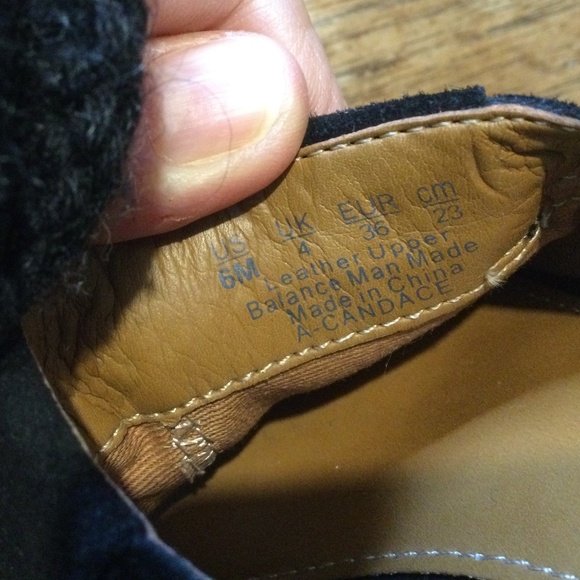 Franco Sarto Black Suede Leather Wedges size 6M - Picture 8 of 11